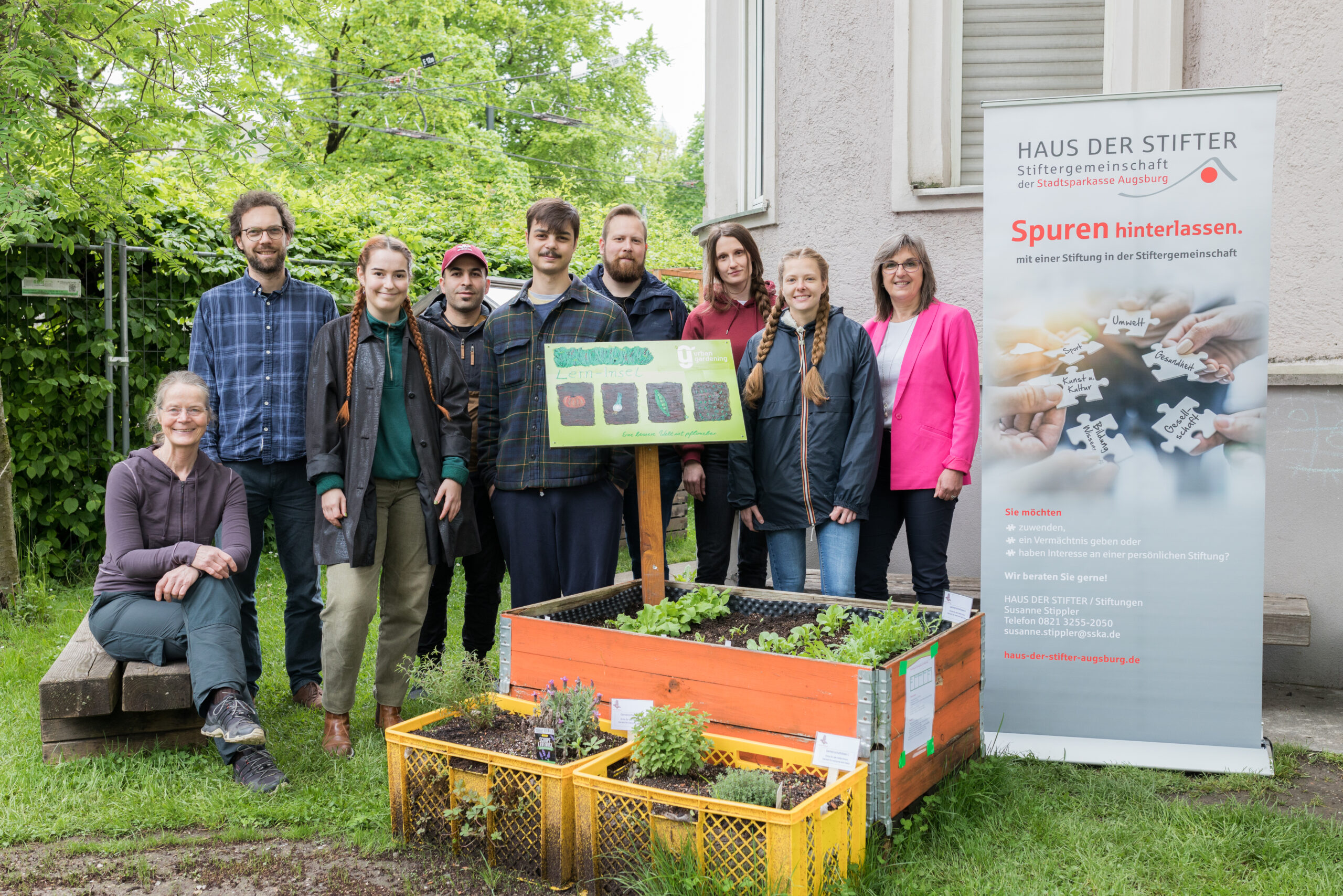 Stiftergemeinschaft unterstützt das Urban-Gardening-Projekt der Technischen Hochschule Augsburg