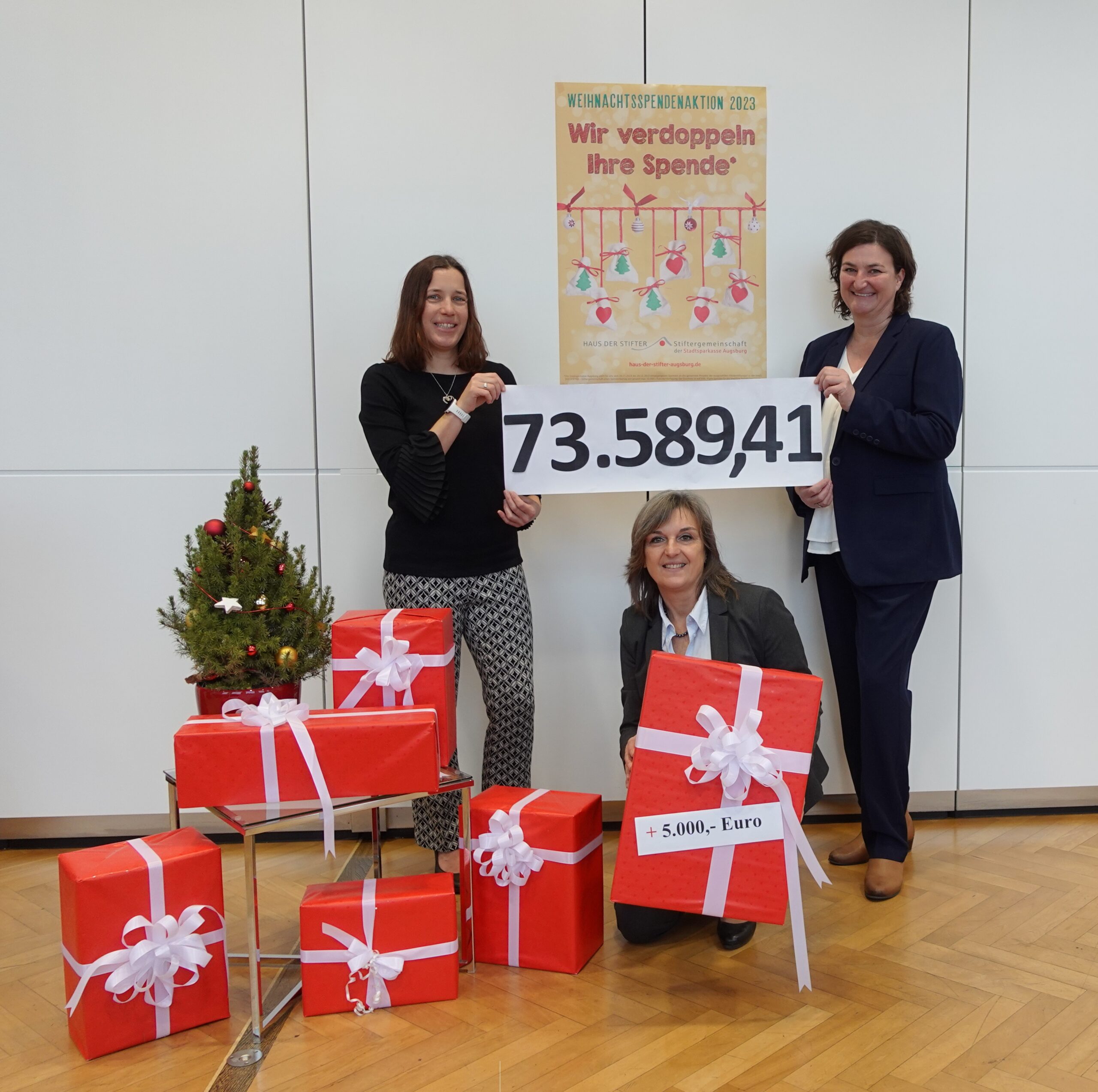 Stadtsparkasse Augsburg erhöht Spendenbudget – über 70.000 Euro für Projekte aus der Stiftergemeinschaft