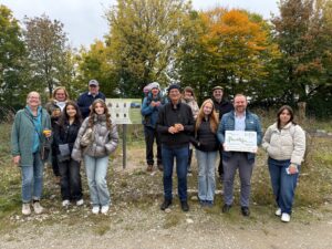 Einweihung der Blühfläche am Meringer Stadtbiotop