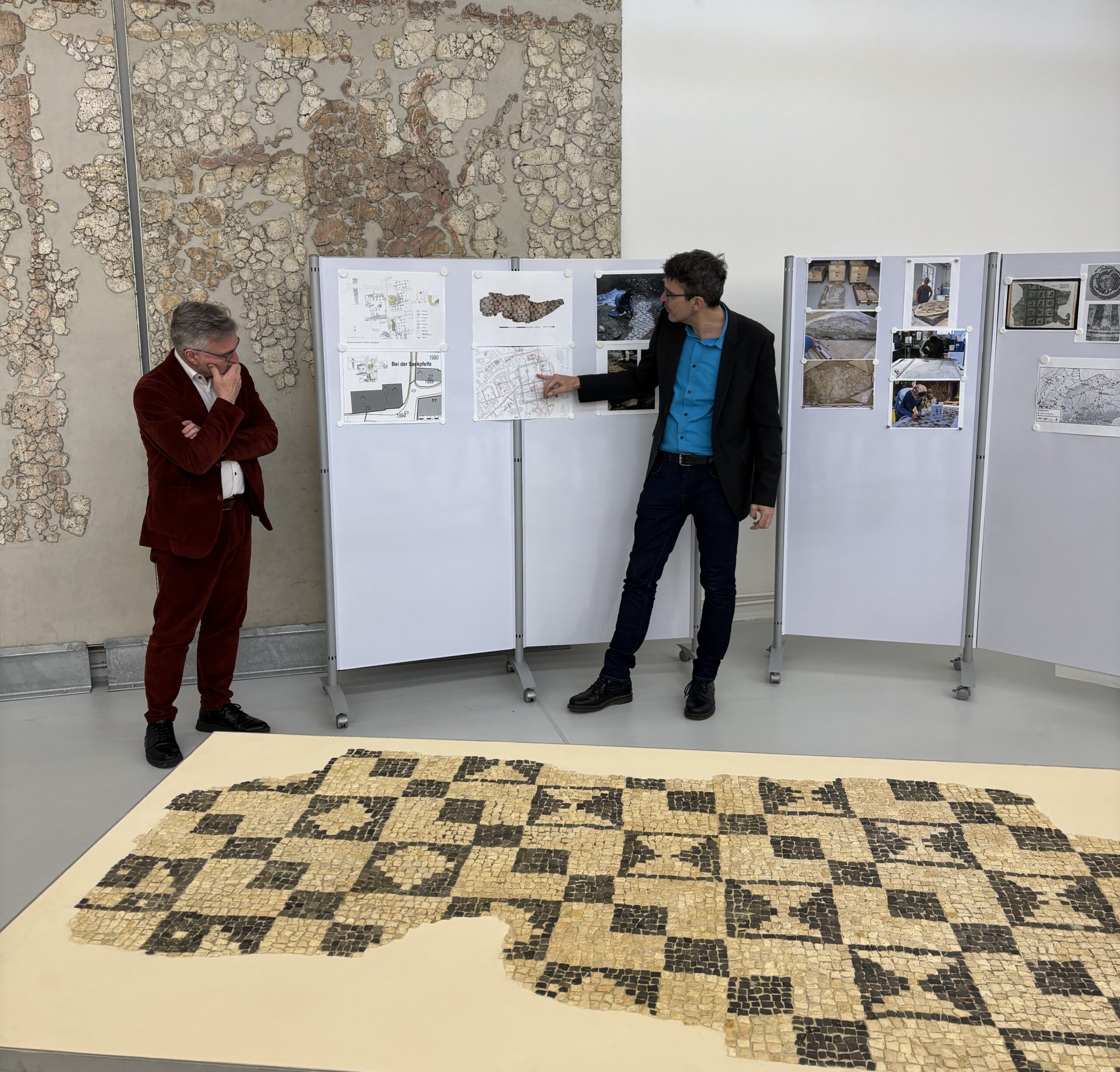 Rares römisches Mosaik kehrt heim